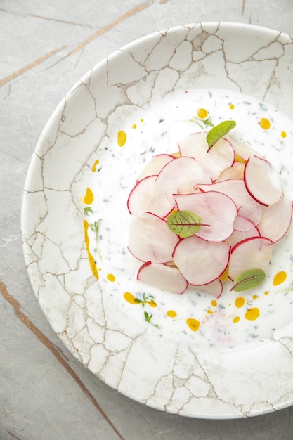 Zbliżenie na talerz z daniem